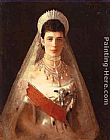 Portrait of the Empress Maria Feodorovna by Ivan Nikolaevich Kramskoy